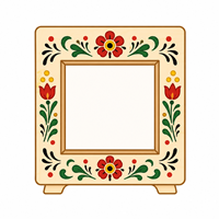 Hand-Painted Photo Frames