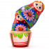 Matryoshka doll with a bouquet of lilies for home decor, set of 5 pcs