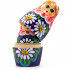 Matryoshka with a bouquet of daisies