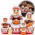 Russian Nesting Dolls Set of 5 pcs - Matryoshka Doll in Belarussian Slavic Clothing