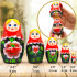 Matryoshka in Sarafan Dress with Chamomile Flowers