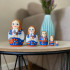 Matryoshka Doll in Norwegian Traditional Dress Bunad - Nesting Doll in Folk Scandinavian Dress