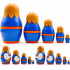 Matryoshka Doll in Norwegian Traditional Dress Bunad - Nesting Doll in Folk Scandinavian Dress