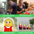 Nesting Dolls Set of 5 pcs - Russian Doll in Finnish Traditional Clothing for Women Munsala