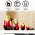 Nesting Dolls Set of 5 pcs - Russian Doll in Finnish Traditional Clothing for Women Munsala