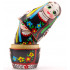 Nesting Dolls in Ukrainian Traditional Costume Vyshyvanka Set of 5 pcs