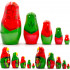 Vintage Russian Nesting Dolls Set of 5 pcs -  Vintage Room Decor