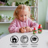 Russian Nesting Dolls Set 5 pcs - Traditional Russian Matryoshka with Strawberry Decorations