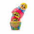 Matryoshka Doll with Mushrooms, Blueberry and Strawberries Set of 5 pcs