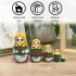 Russian Doll with Rowan Branches Set of 5 pcs 