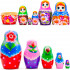 Russian Nesting Dolls - Handmade Matryoshka Dolls 5 Pcs - Traditional Russian Nesting Dolls 