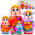 Wooden classic matryoshka doll