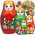 Butterfly Nesting Dolls 5-Piece Set