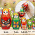 Butterfly Nesting Dolls 5-Piece Set