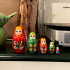 Butterfly Nesting Dolls 5-Piece Set