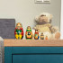 Nesting Dolls Set of 5 pcs with Characters from Russian Fairy Tale Great Big Enormous Turnip