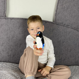 Penguin Nesting Dolls Set of 5 pcs - Matryoshka with Penguin Figurines