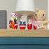 5-Piece Santa Nesting Doll Set – Hand-Painted Wooden Matryoshka for Christmas