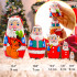 5-Piece Santa Nesting Doll Set – Hand-Painted Wooden Matryoshka for Christmas