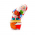 5-Piece Santa Nesting Doll Set – Hand-Painted Wooden Matryoshka for Christmas