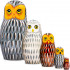 Owl Nesting Dolls Set of 5