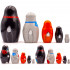 Cat Nesting Dolls for Kids Set 5 pcs - Miniature Russian Doll as Cat Figurines