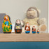Jack and the Beanstalk Nesting Dolls – Hand-Painted Wooden Toy Set of 5 Pics