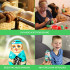Medical Nesting Dolls Set of 5 – Hand-Painted Wooden Gift for Doctor or Nurse