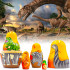 Dinosaur Nesting Dolls Set of 5 pcs - Matryoshka Doll with Dinosaur Figurines