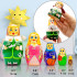 Cinderella Nesting Dolls Set – 5 Hand-Painted Wooden Figures – Fairy Tale Montessori Toy Gift