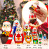 Christmas Nesting Dolls Santa Claus and Snowman 2 Set by 5 Pcs