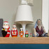 Christmas Nesting Dolls Santa Claus and Snowman 2 Set by 5 Pcs