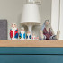 Russian Ded Moroz Nesting Dolls Set of 5 pcs - Wooden Santa Claus Doll