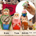 Robin Hood Nesting Dolls Set – 5 Wooden Hand-Painted Figures – Educational Toy for Kids