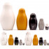 North Animals Nesting Dolls Set 5 pcs - Matryoshka Dolls Polar Animals Figurines