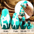Wooden Nesting Dolls 5-Piece Swan Lake Ballet - Hand-Painted Natural Wood Russian Gift
