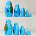Brest Landmarks Matryoshka Hand-Painted Nesting Dolls Set of 5 pcs