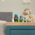 Wooden Nesting Dolls Forest Animals – 5-Piece Handcrafted Set – Eco Educational Toy