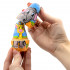 African Animals Set 5 Piece Wood Nesting Dolls - Safari Figurine Set Wooden Matryoshka