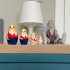 Makeup Studio Nesting Dolls Set of 5 pcs - Matryoshka for Makeup Lover