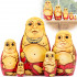 Buddha Nesting Dolls Set of 5