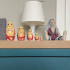 Buddha Nesting Dolls Set of 5