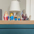 Sleeping Beauty Nesting Dolls Set of 5