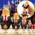 Donald Trump Nesting Dolls Set of 5 pcs - Trump Decor - Russian Stacking Dolls Wooden - Trump Gifts