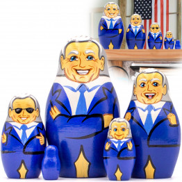 Joe Biden Nesting Dolls Set of 5 pcs - Joe Biden Figurine