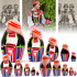 Domachevo Nesting Dolls 5 pcs - Matryoshka Doll in Belarusian Traditional Dress with Slavic Ornaments