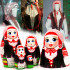 Traditional Belarussian Nesting Dolls in Folk Dress Set of 5 pcs - Matryoshka Dolls in Slavic Clothes