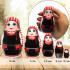 Belarussian Nesting Dolls in Folk Clothes
