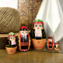Hand Painted Matryoshka Dolls in Polish Folk Costumes with Ornaments 