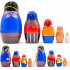 Pirates Nesting Dolls Set of 5 pcs - Pirate Party Decorations